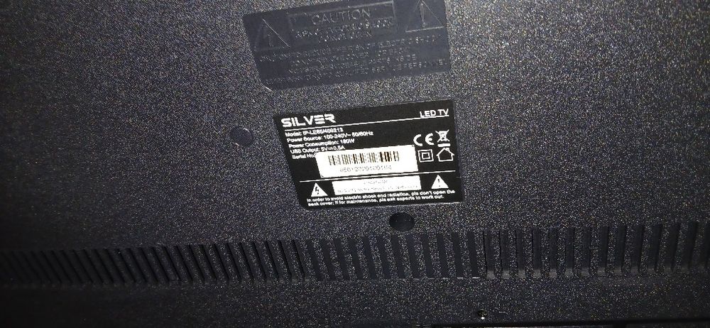 Televisor Smart Android Silver de 65 polegadas, resolução 4K Ultra HD