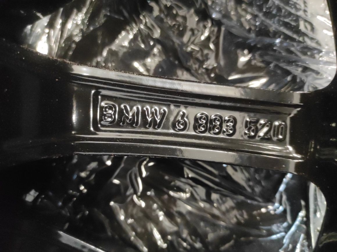 423 Felgi aluminiowe ORYGINAŁ BMW R 17 5x112 otwór 66,6 B.Ładne CZARNE