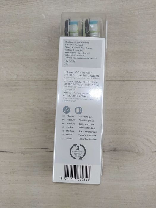 Philips Sonicare W2 Optimal White Standard Końcówki do szczotecz 8 szt
