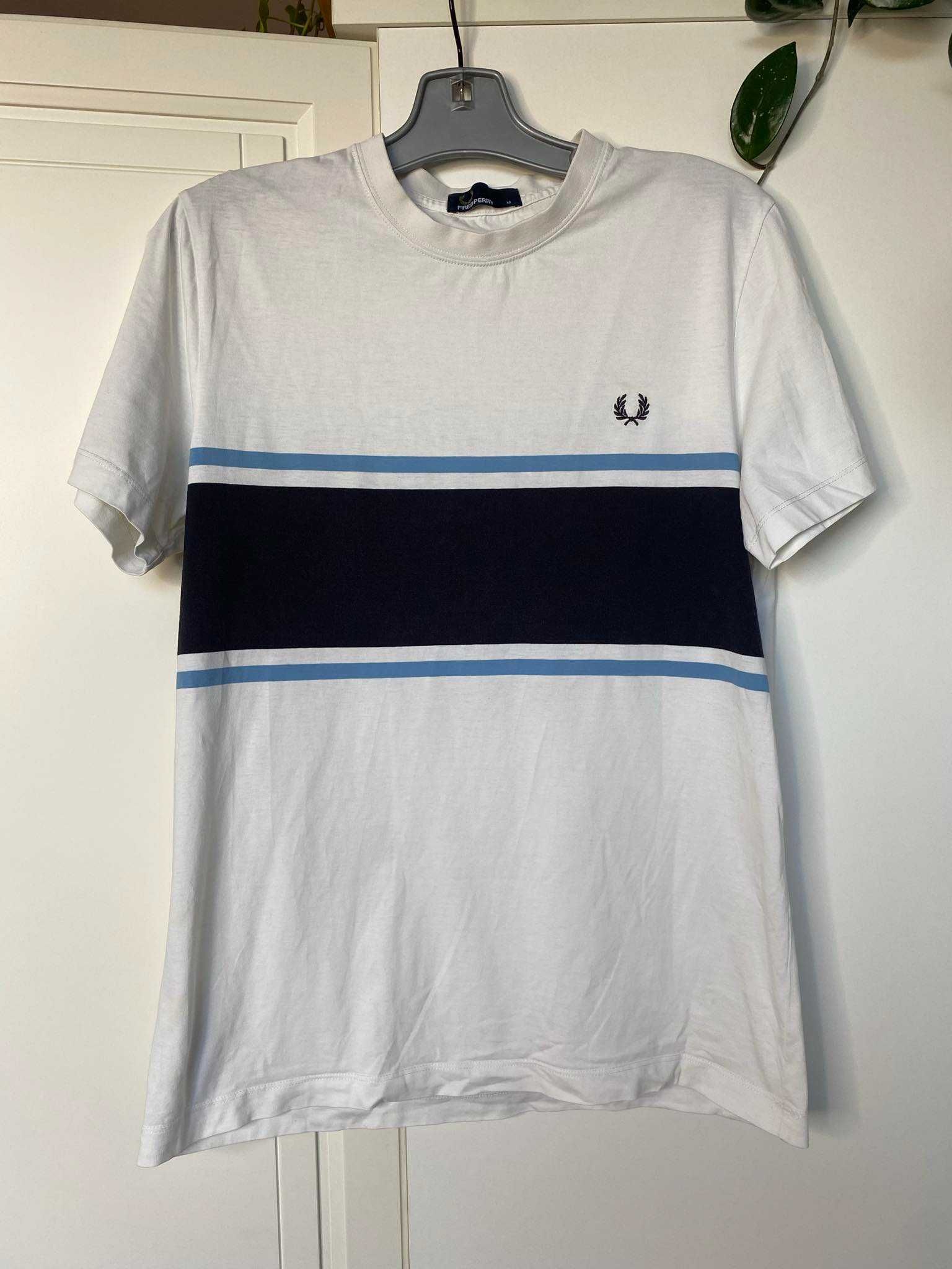 Biała Basic Koszulka Tee Fred Perry