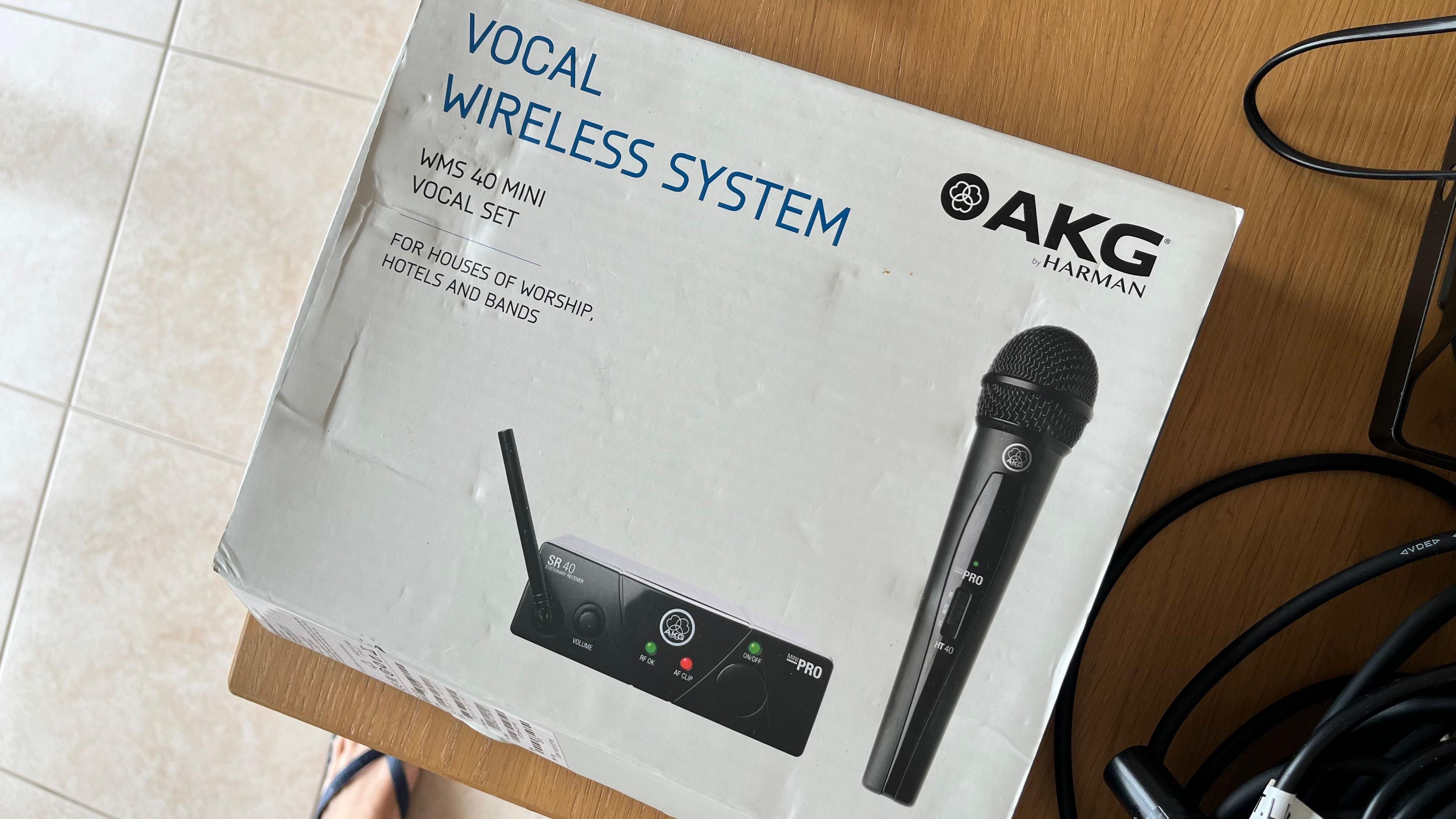 Microfone sem fios AKG WMS 40 Mini Vocal ISM1