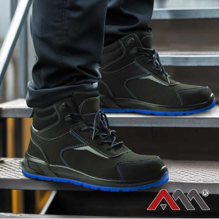 Trzewik ochronny z metalowym podnoskiem