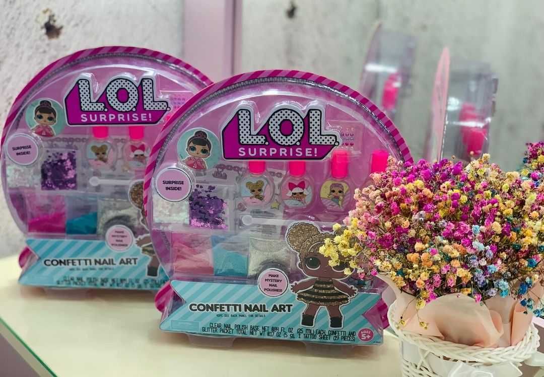 LOL лаки | Набір для створення лаків з конфеті | LOL Confetti Nail Art