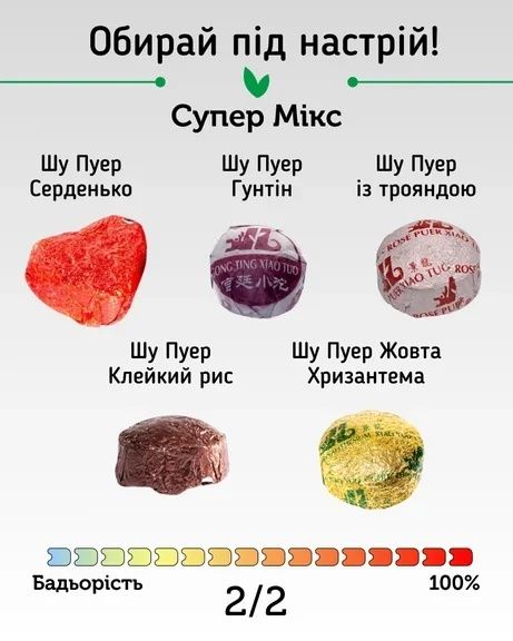 Китайский чай, Микс Шу Пуэров