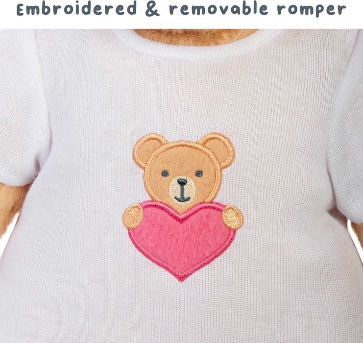 Беби борн Мишка в белом комбинезоне 36 см Baby Born My Teddy Bear