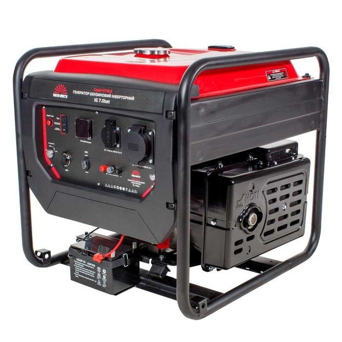Генератор бензиновий інверторний Vitals IG 7.0bat 7квт електрост,мідь