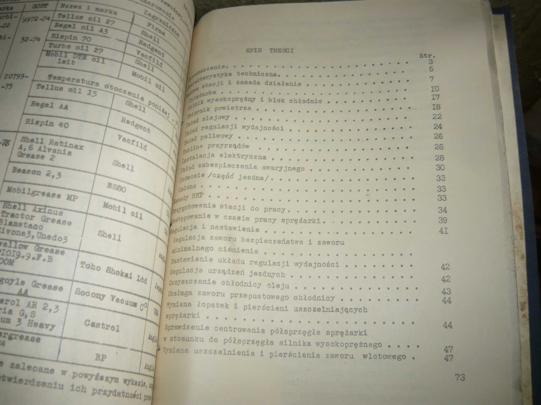 DTR sprężarka przewoźna  PR-10M
