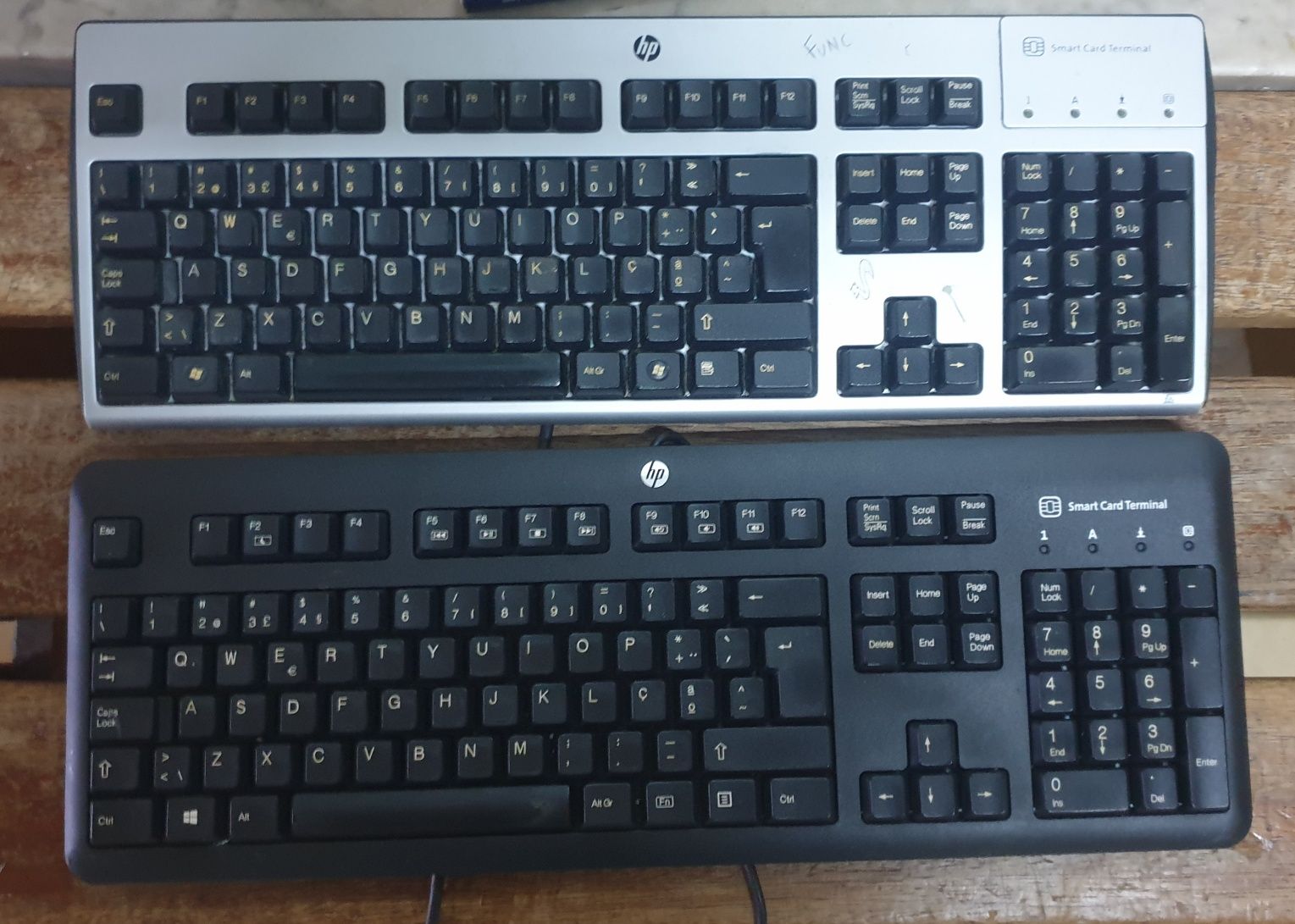 Teclados usb Hp com leitor de cartão de cidadão