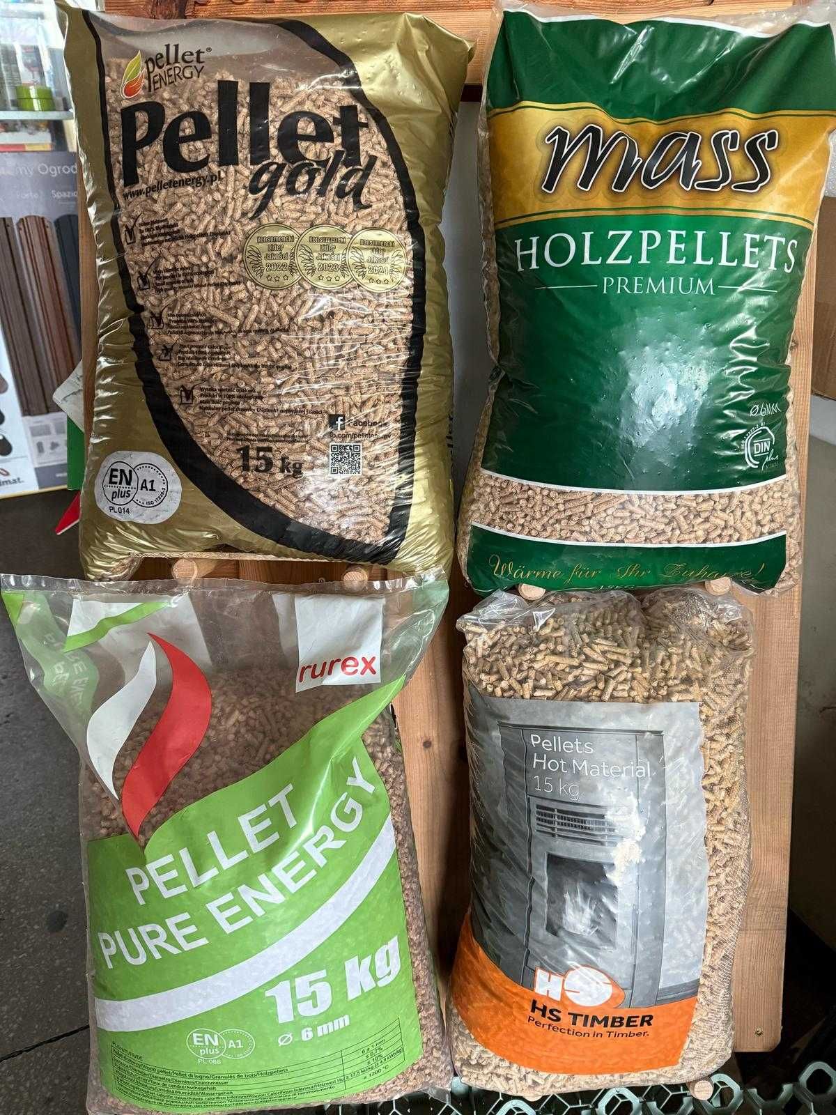 PELLET IGLASTY czysta trocina A1 RUREX Pure Energy z dostawą HDS