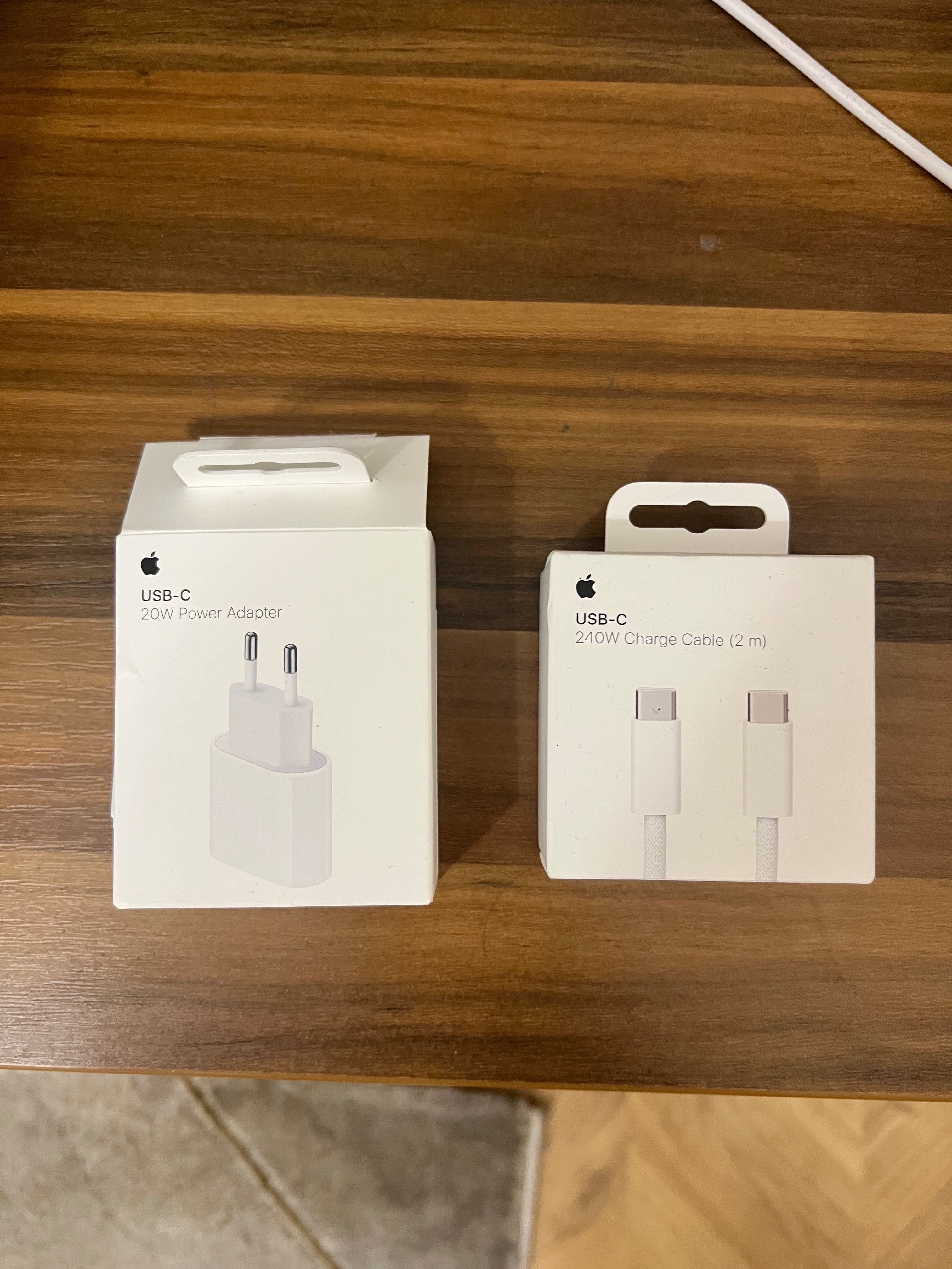 Продам оригінальну зарядку Apple (USB-C 20W) + кабель USB-C (240W, 2 м