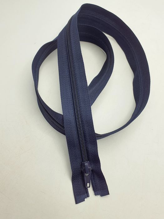 Zamek suwak żyłka 85 cm.granat .Promocja