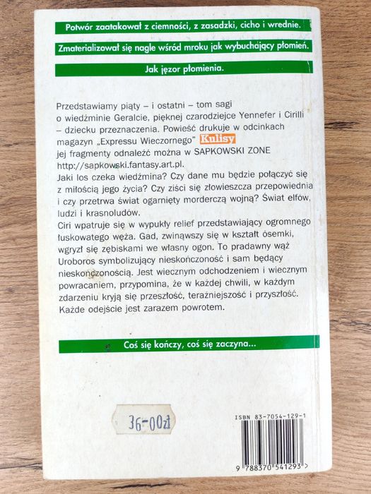 Pani jeziora / Andrzej Sapkowski