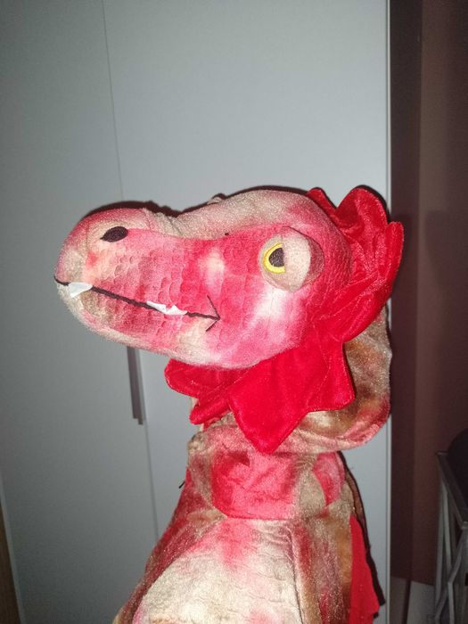 NOWY strój karnawałowy DINOZAURA SMOKA przebranie kostium 122/128 (130