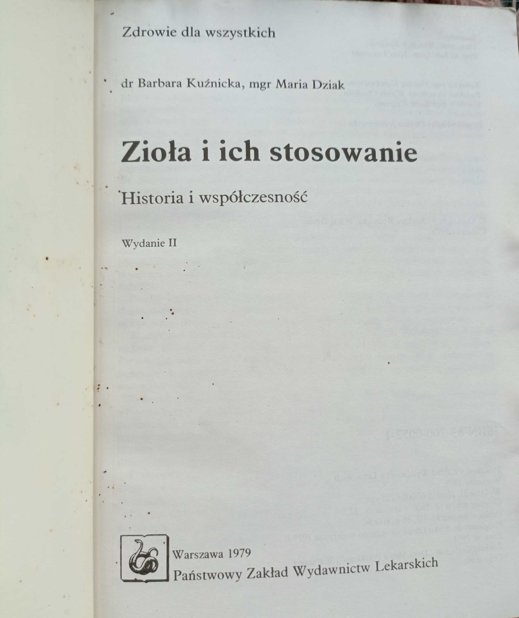 Zioła i ich zastosowanie Kuźnicka i Dziak 79