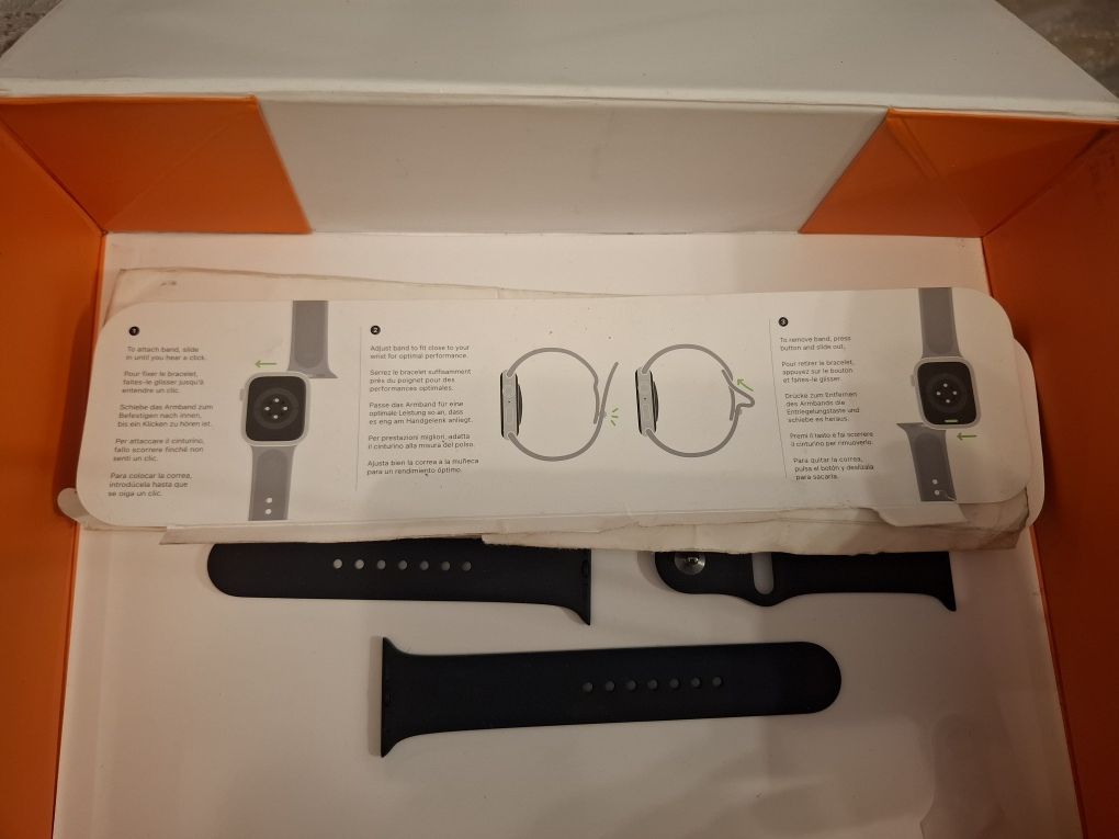 Pasek apple watch serie 8 midnight sport band