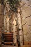 świeca,świecznik dekoracja z naturalnego drewna, brzoza, handmade