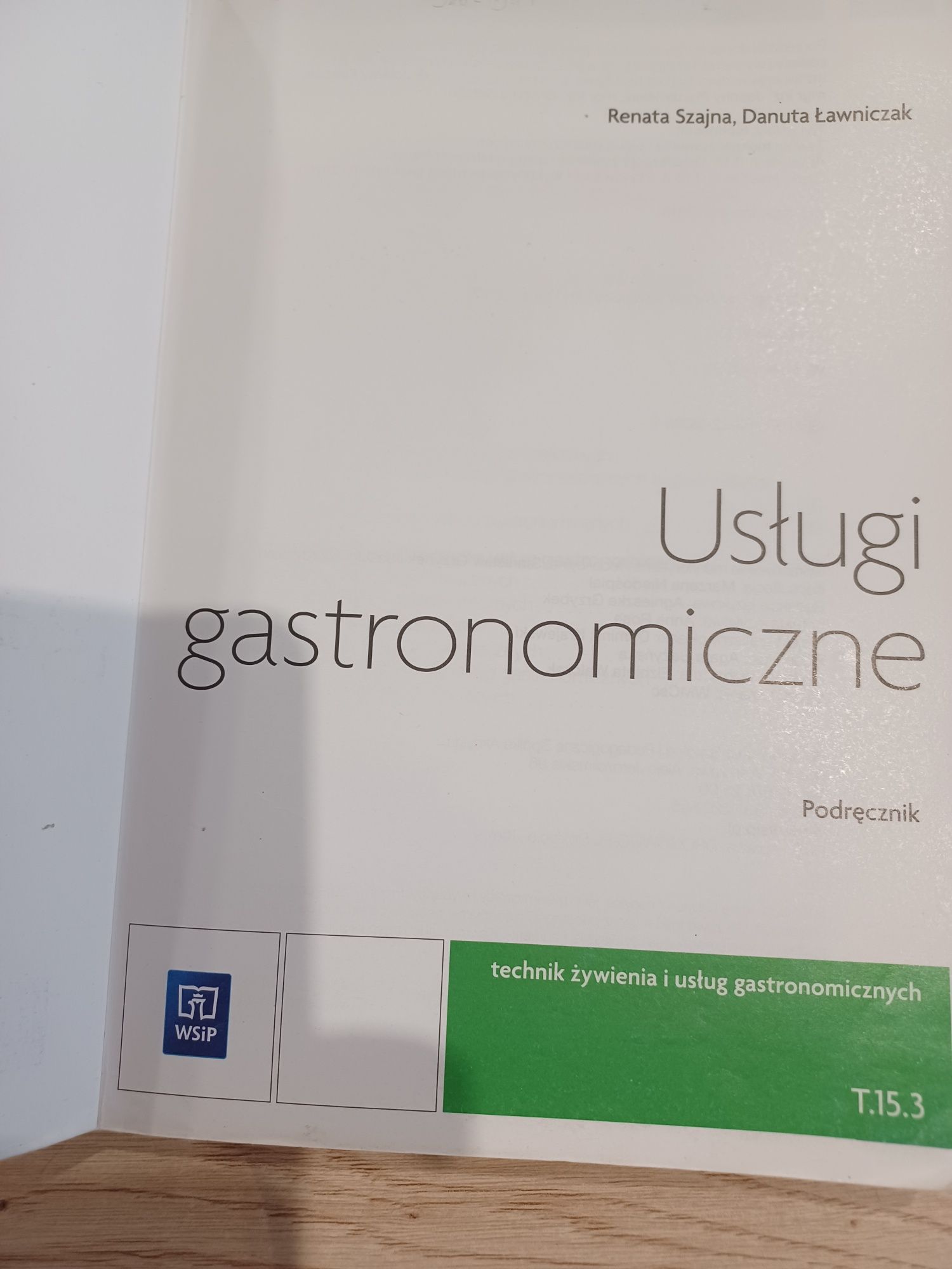 Podręcznik Usługi gastronomiczne