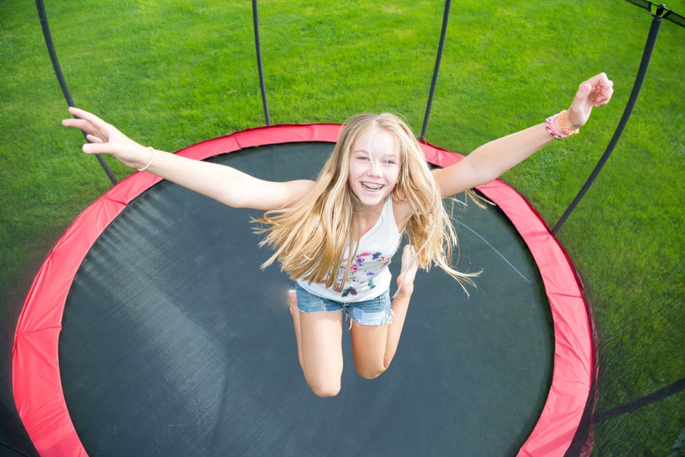 Mata do trampoliny skakania batut 305 cm na 72 sprężyn oraz 426cm