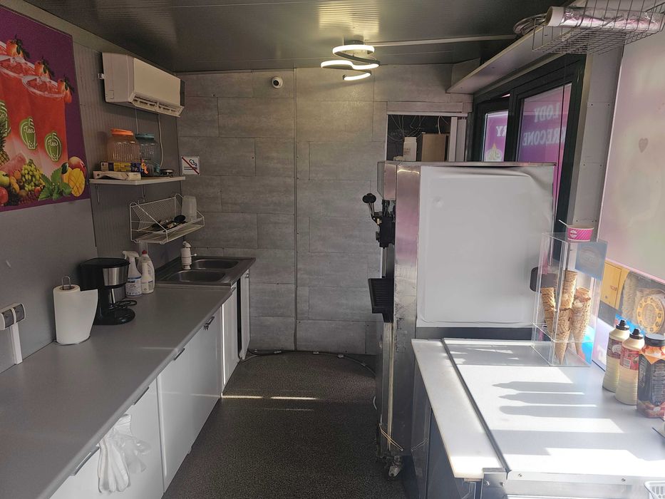 Sprzedam Biznes Lodziarnie Stargard ,Kontener Gastronomiczny