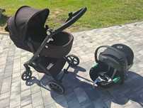 Cybex Eos 3w1 Moon Black, fotelik Aton B2