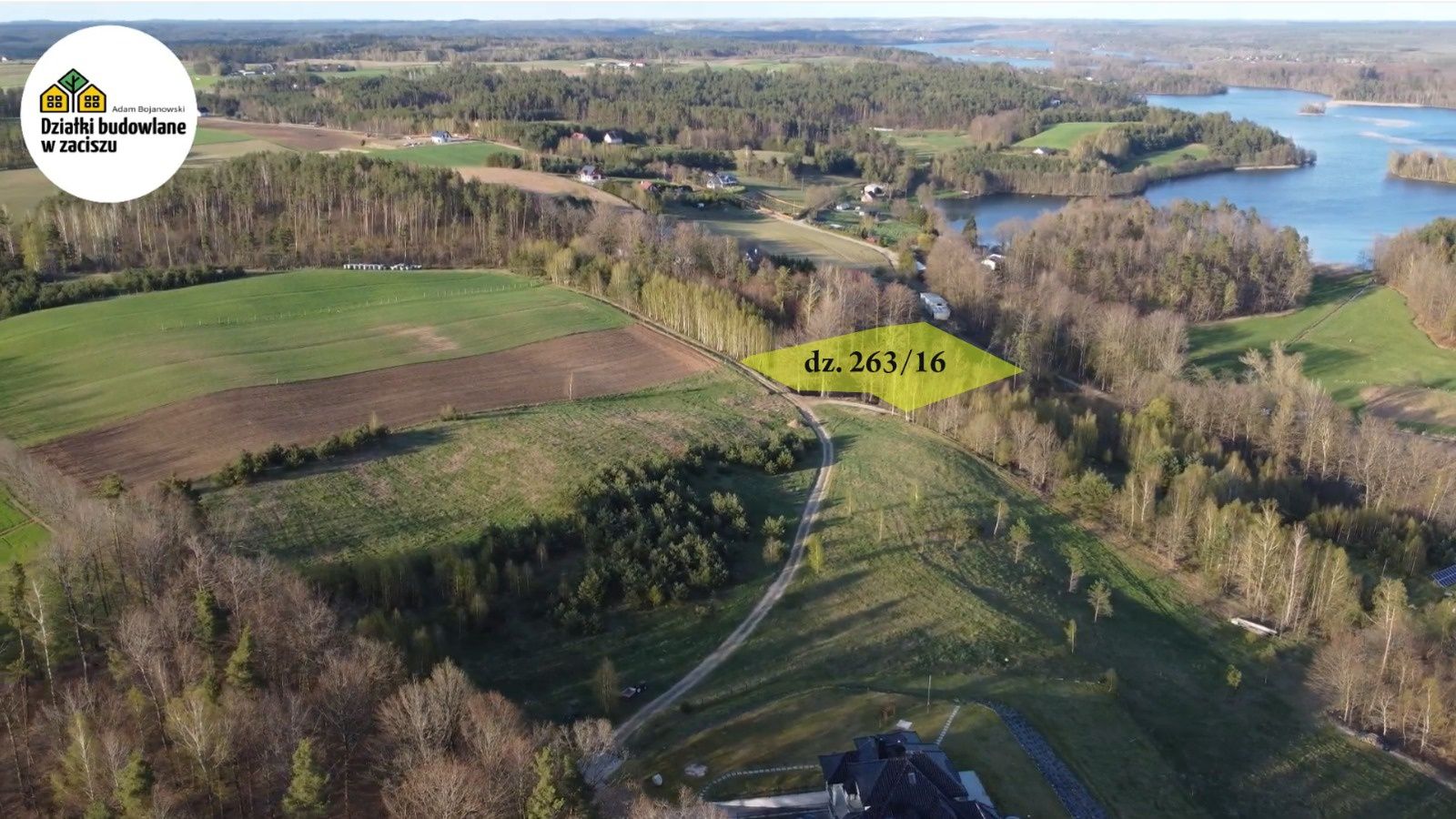 Promocja tygodnia! Działka nad jeziorem, domki na drzewach, glamping