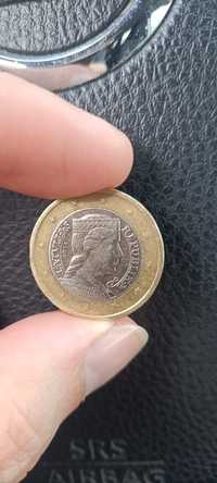 Moeda de 1 euro da Letonia