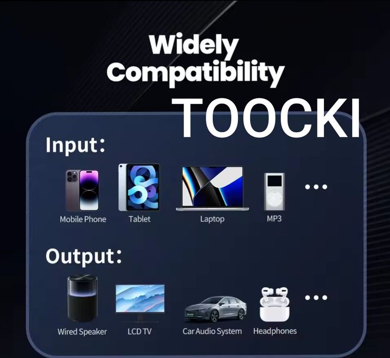 Адаптер Toocki Bluetooth AUX