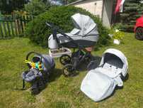 Wózek Milu Kids 3w1 z fotelikiem BabySafe York