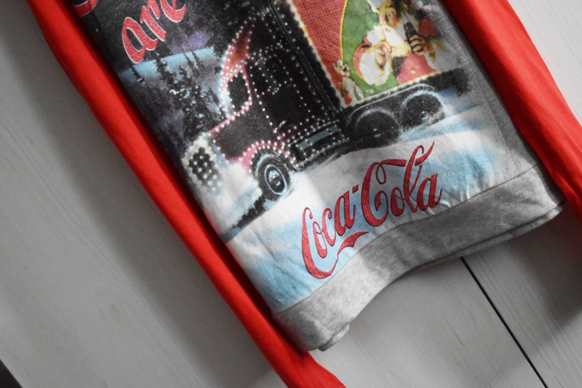 Bluzka koszulka świąteczna mikołajki święta M L 38 Coca-cola ciężarówk
