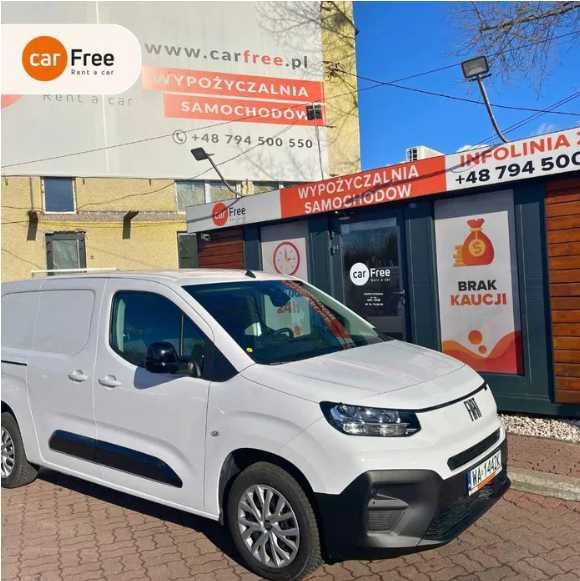 Wynajem nowych busów Fiat Ducato/Doblo CHŁODNIA do 0°C Bez Limitu KM!