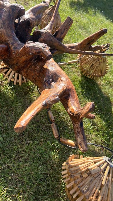 Lampa, żyrandol  korzeń 35 lat u mnie ;-)