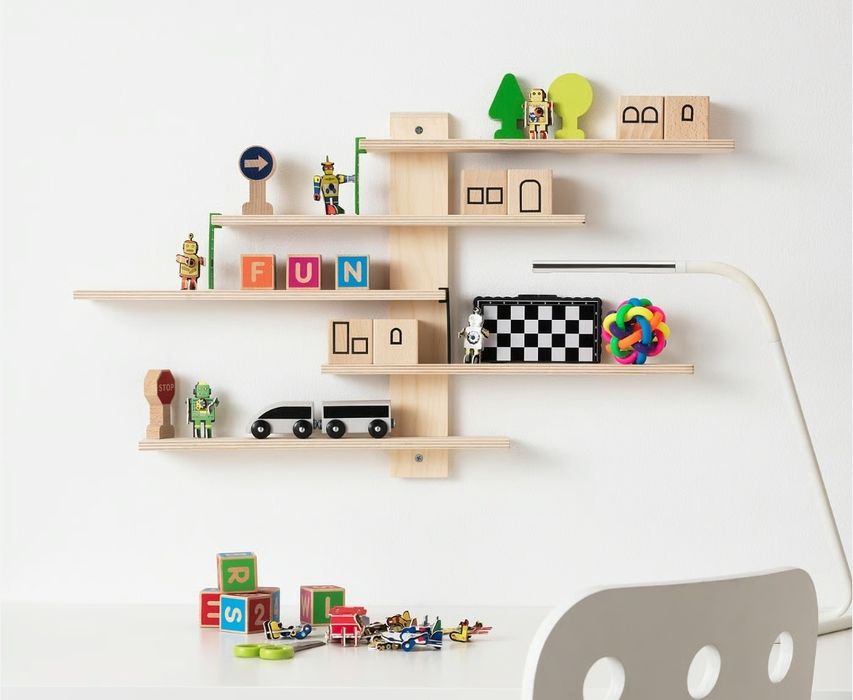 Lustigt półka na małe zabawki Ikea