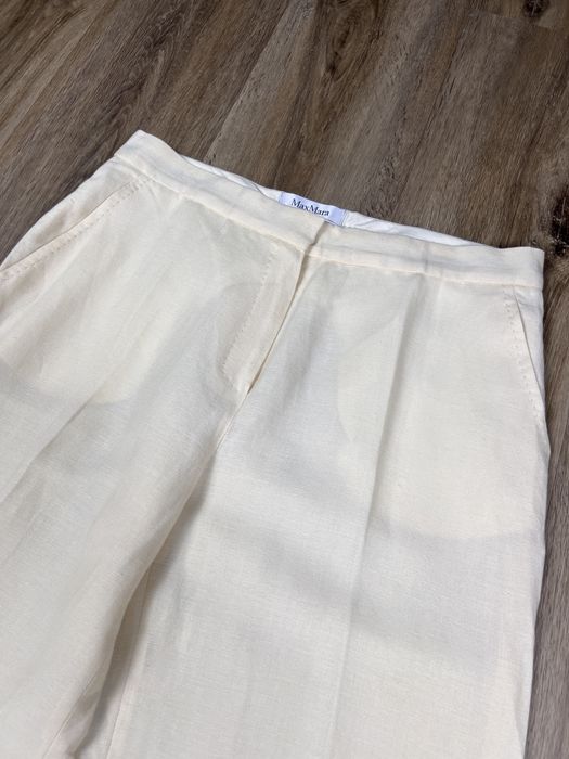 Max mara linen wool pants штани брюки палаццо