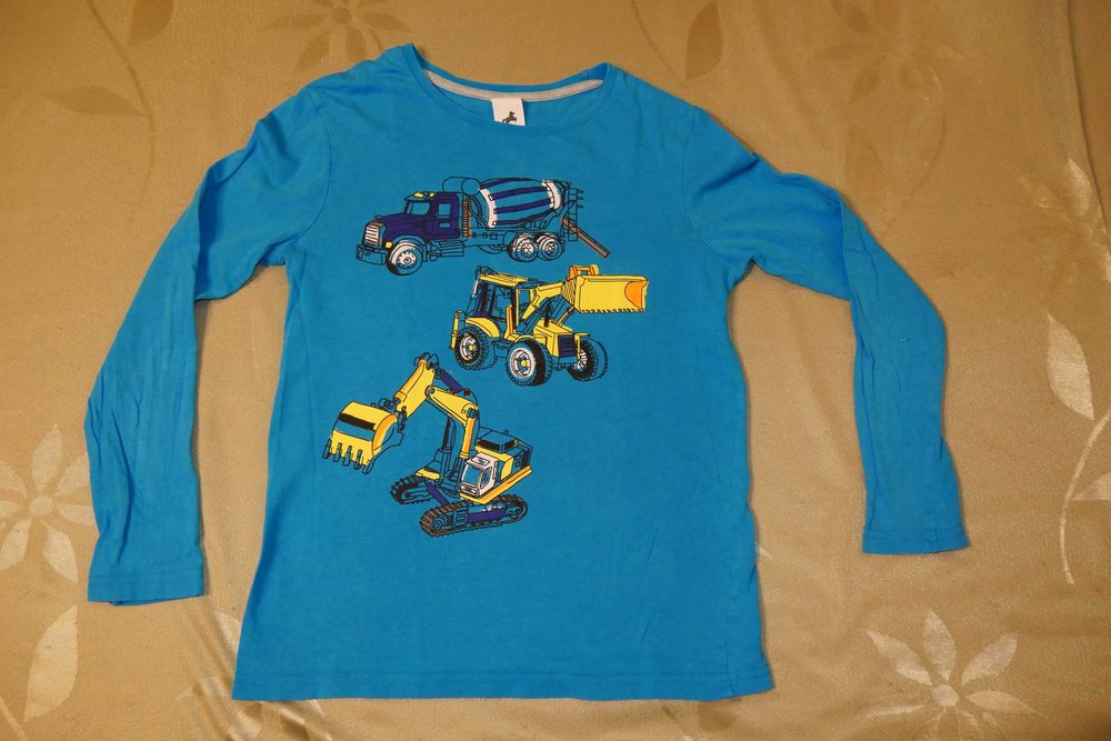 Bluza koszulka Tshirt podkoszulek betoniarka koparka traktor C&A 140