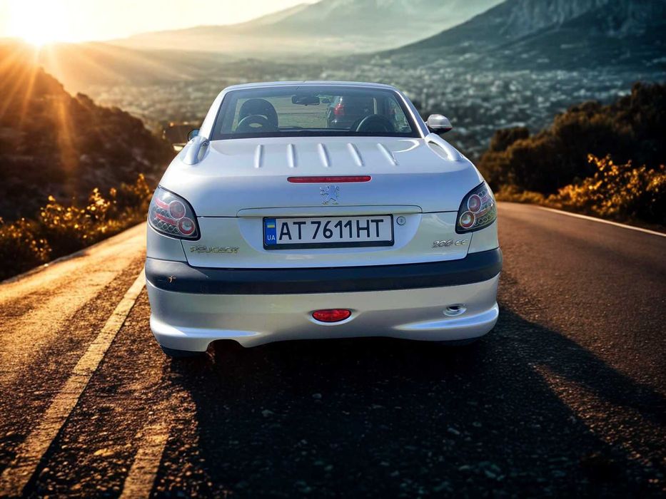 Оренда Peugeot 206 CC  – автомат, бензин, кабріолет з відкидним дахом