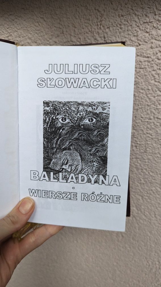 Słowacki Balladyna wybór wierszy twarda okładka