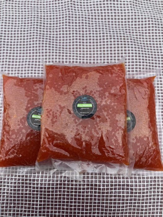 Червона ікра ( Гобуші , Сьомги , Кета , Кета PREMIUM)