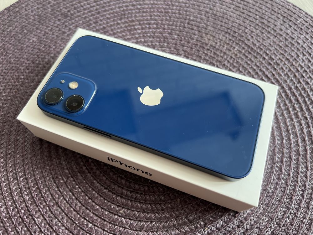 Idealny iPhone 12 mini 64 GB BLUE w PERFEKCYJNYM stanie!