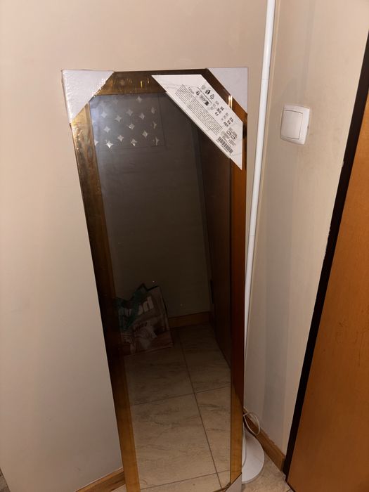 Espelho dourado 120cm