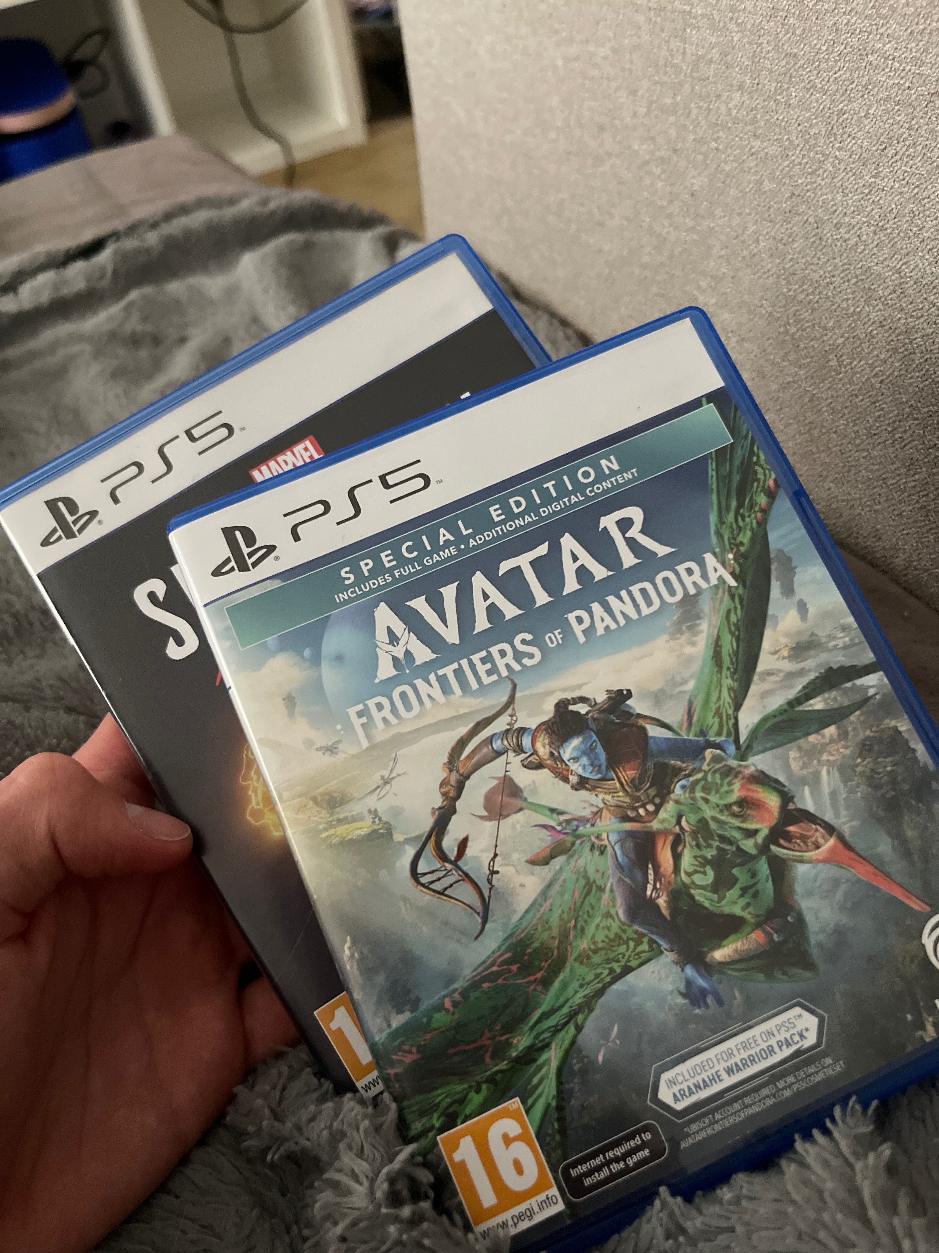 gry na PS5 – Spider-Man: Miles Morales / Avatar: Frontiers of Pandora