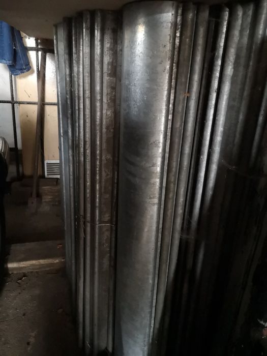 Rynny stalowe ocynkowane 1m