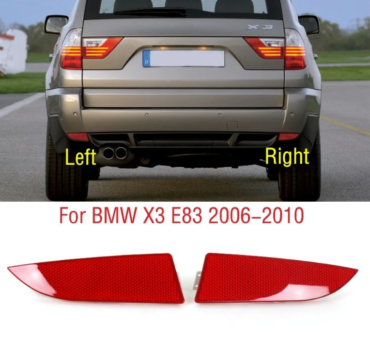 Катафот/отражатель заднего бампера BMW X5(e70+М, f15+М),Х4 f26, X3 e83