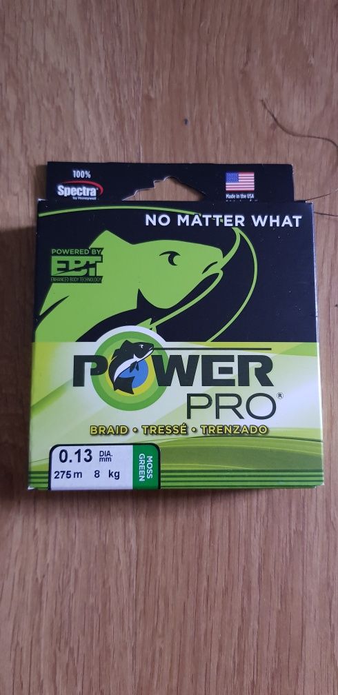 Plecionka Power pro Powerpro 275m 0.13 0.15 0.19 0.23 zielona żółta