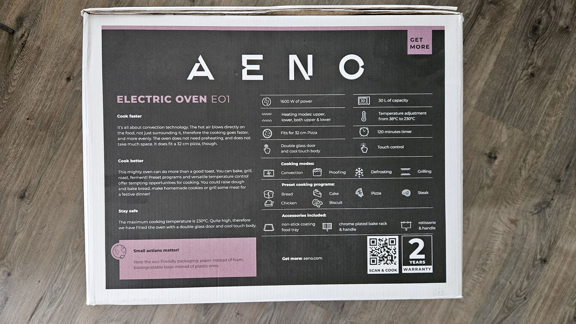 Електрична піч AENO E01