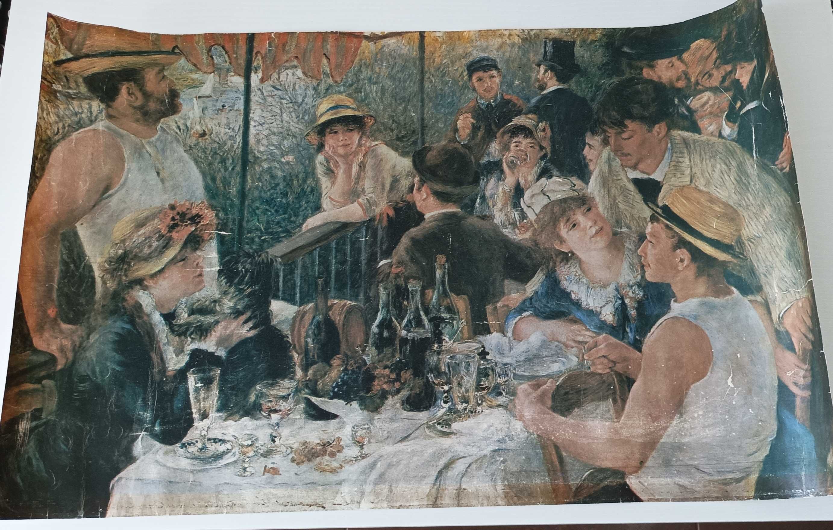 Reprodução em tela Le déjeneur des Canotiers - Pierre Auguste Renoir