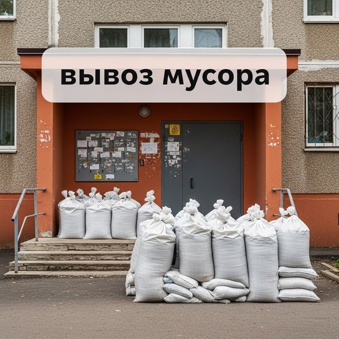 Вывозим строительный мусор Газель КамАЗ бытовой мусор глина мебель