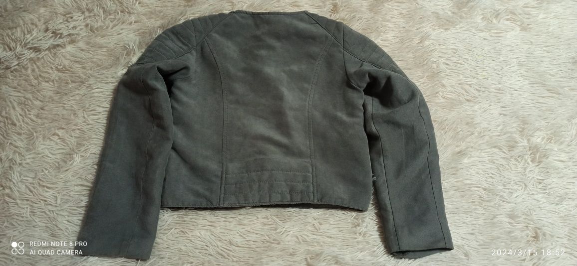 Куртка косуха сіра на ріст. 128