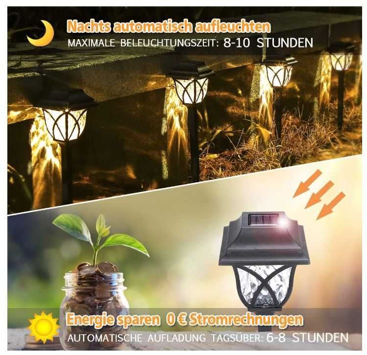 Zestaw 5 latarni solarnych Gorvitol