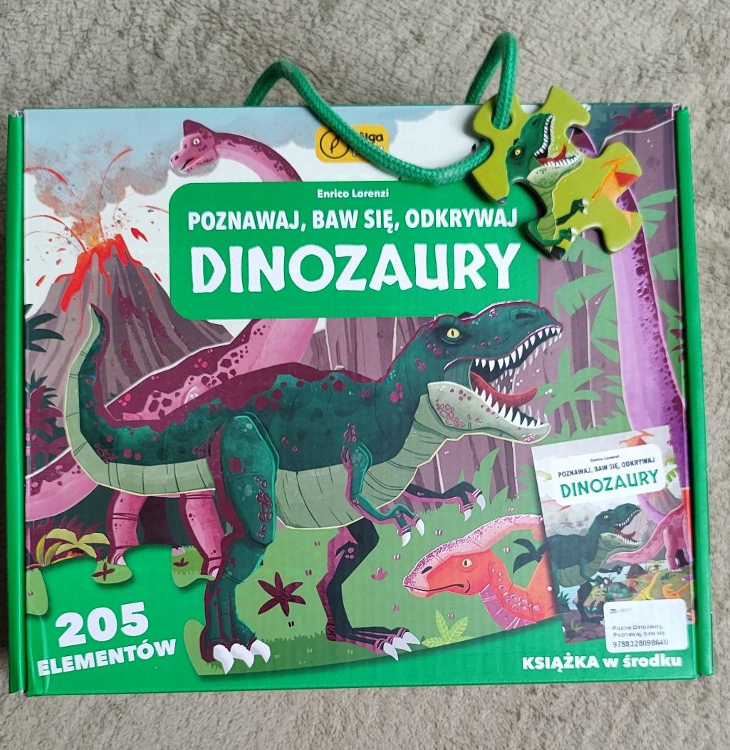 Puzzle i książka (205 elementów). Nowy!