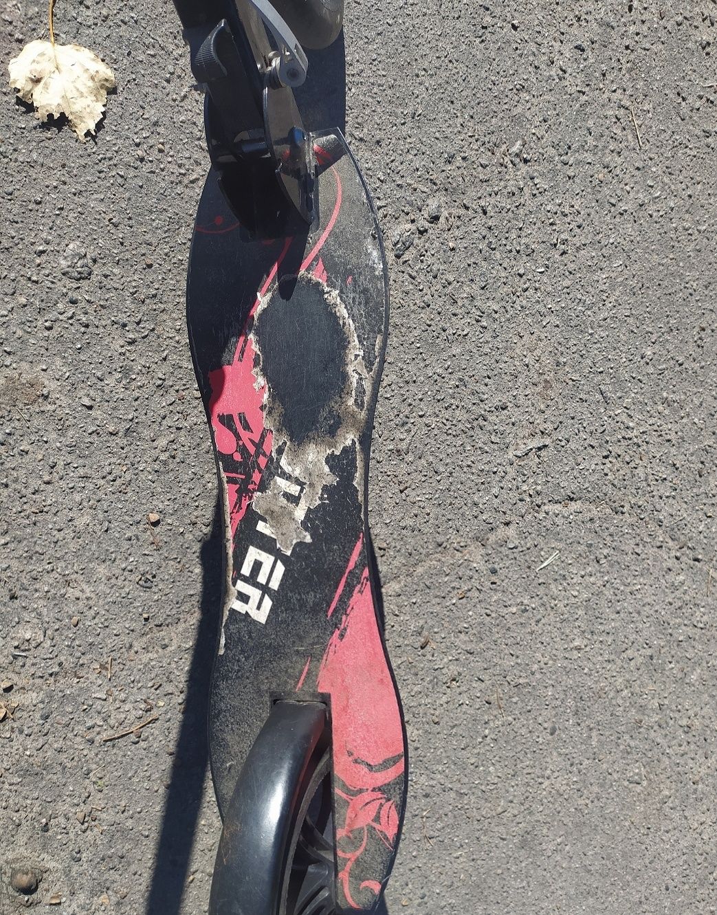 Самокат подростковый Scooter, подойдёт для взрослого небольшого